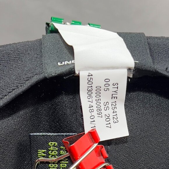 Under Armour Stretch MD/LG Hat Black Mesh Baseball Performance Golf Tennis Mens - Picture 10 of 13